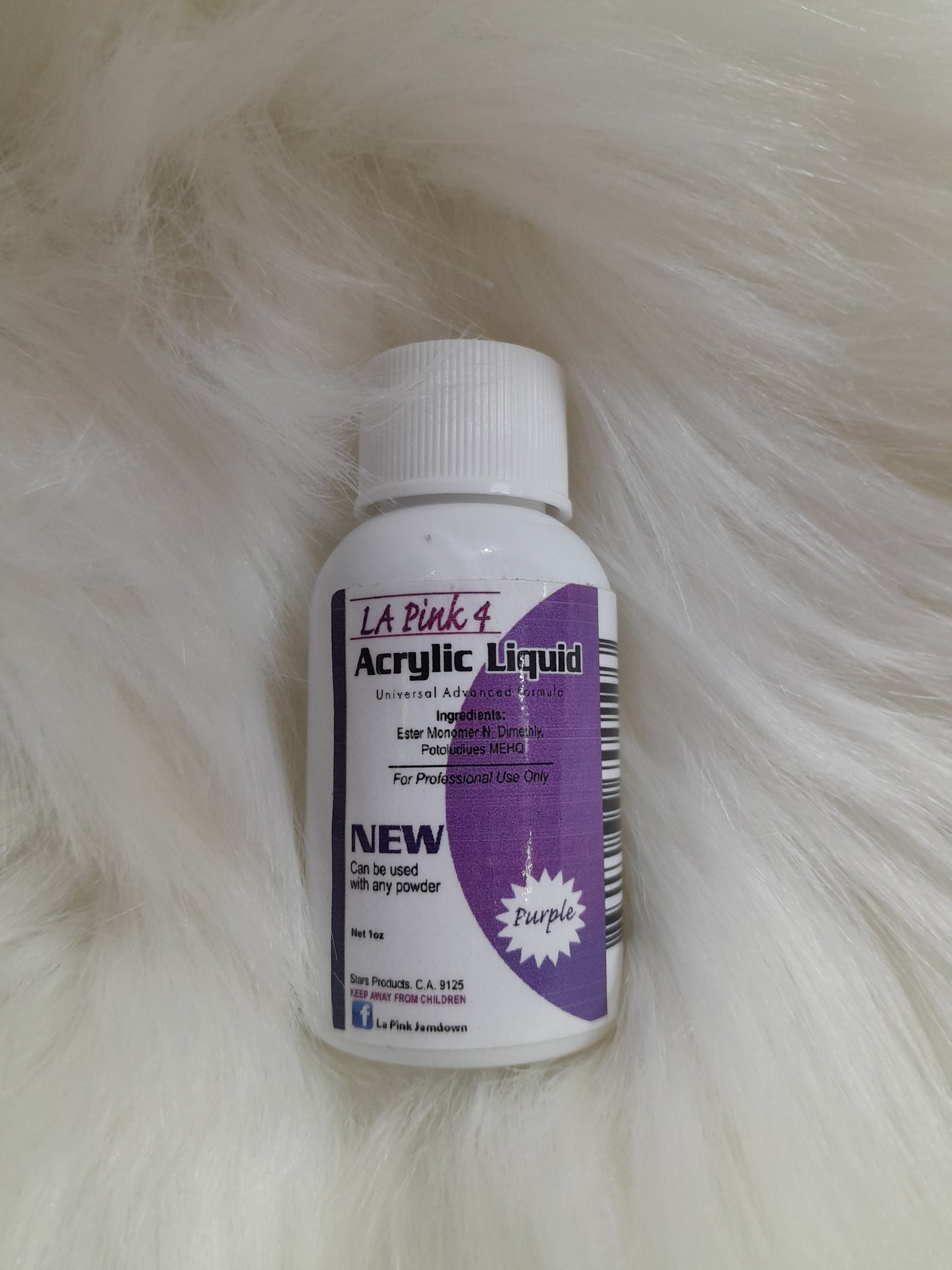 LA Pink Acrylic Liquid 1oz (Purple)