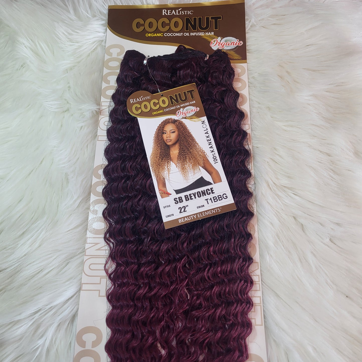 22in Realistic Coconut SB Beyonce Synthetic Sew In Hair