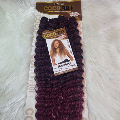 22in Realistic Coconut SB Beyonce Synthetic Sew In Hair