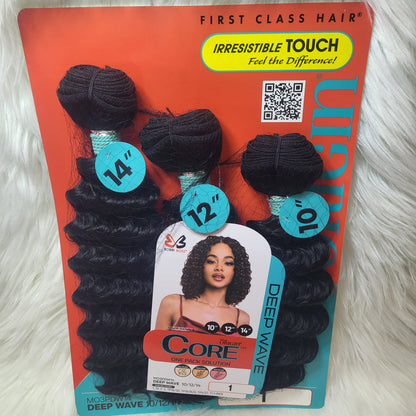 10"12"14" Core One Pack Solution Synthetic Sew In Hair